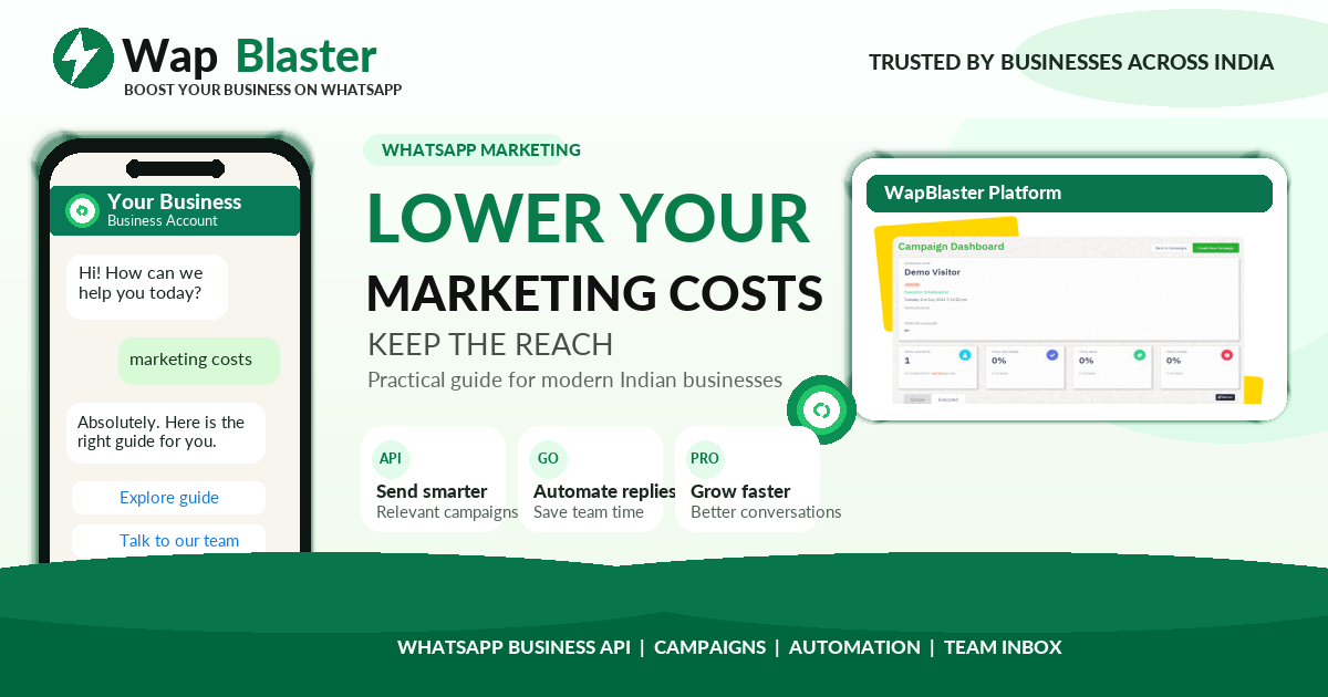How to Reduce WhatsApp Marketing Costs Without Losing Reach (2026)