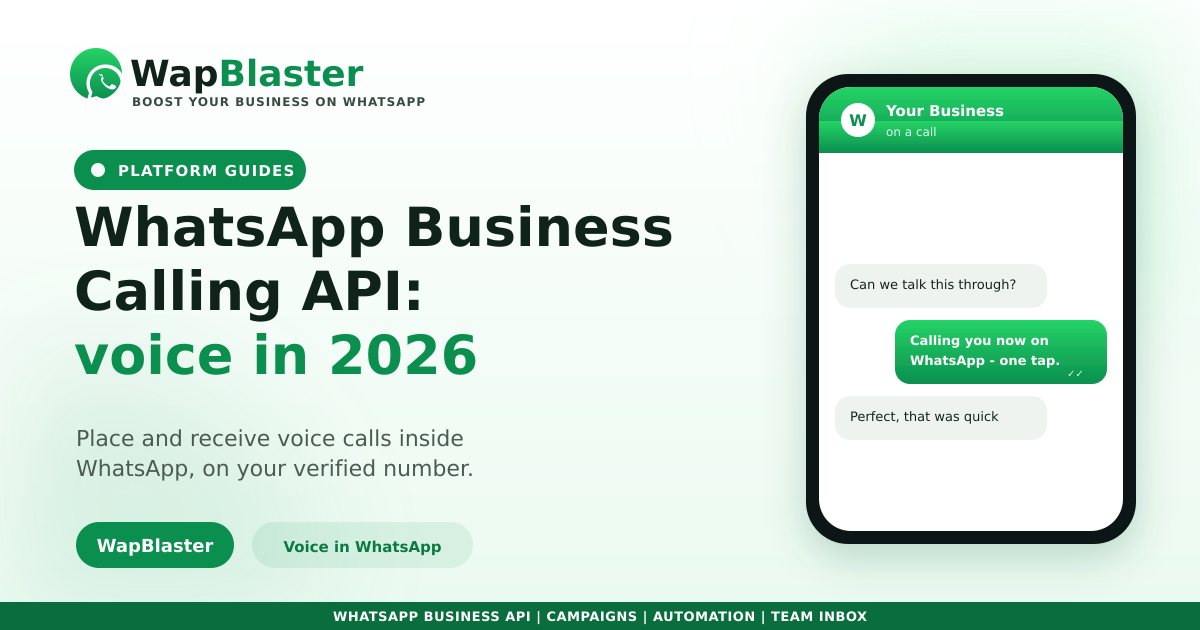 WhatsApp Business Calling API: What It Means for 2026