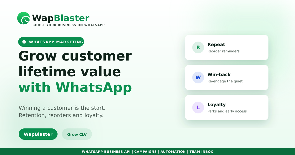 Grow Customer Lifetime Value with WhatsApp (2026)