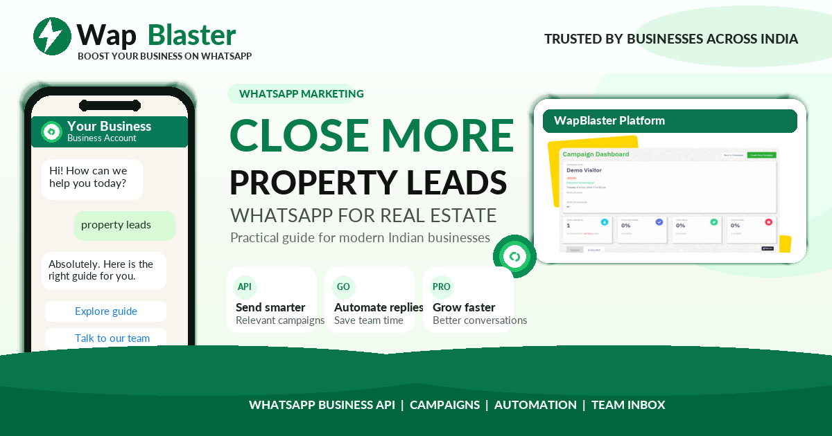 WhatsApp for Real Estate: Convert More Property Leads (2026)