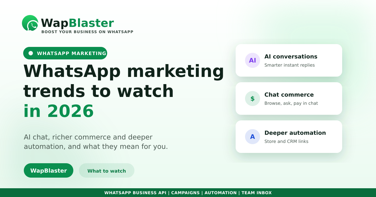 WhatsApp Marketing Trends to Watch in 2026