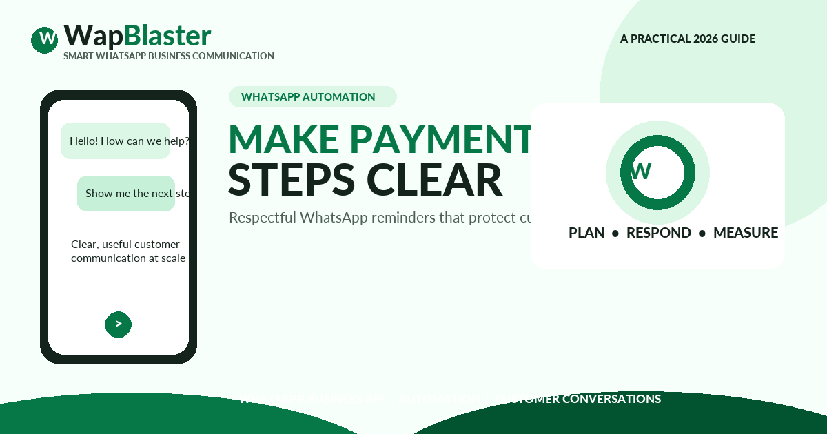 WhatsApp Payment Reminders: Collect Outstanding Payments Without Damaging Trust (2026)