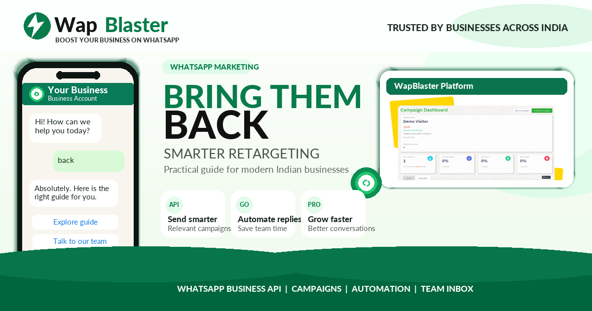 WhatsApp Retargeting: Re-Engage Customers Who Did Not Convert (2026)